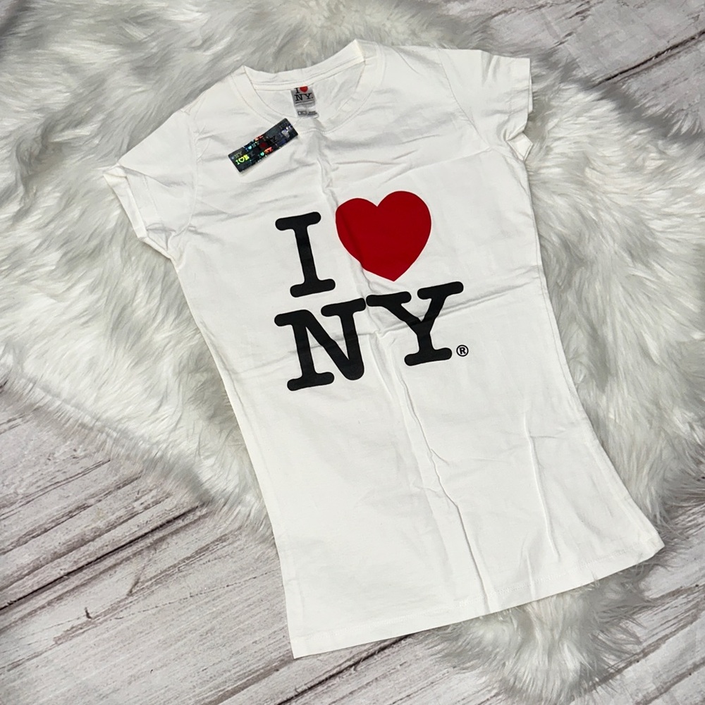 I Love NY Women’s White T-Shirt Size XL